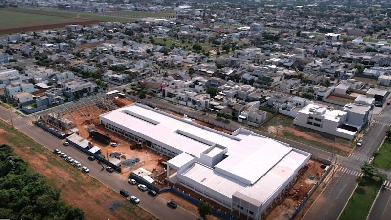 Nova Mutum: prefeito inspeciona obra de moderna escola com investimentos de R$ 11 milhões e fica pronta para próximo ano letivo
