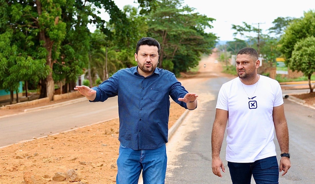 Prefeito define pavimentação de uma das principais vias em Colíder