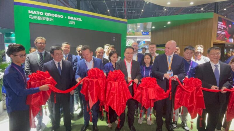 Estande de Mato Grosso é inaugurado na maior feira de importação da China