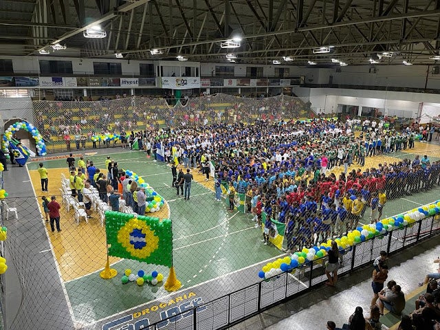 GUARANTÃ DO NORTE CAMPEÃO GERAL do 35º JOGOS ESTUDANTIS VALE DO TELES PIRES com 266 PONTOS