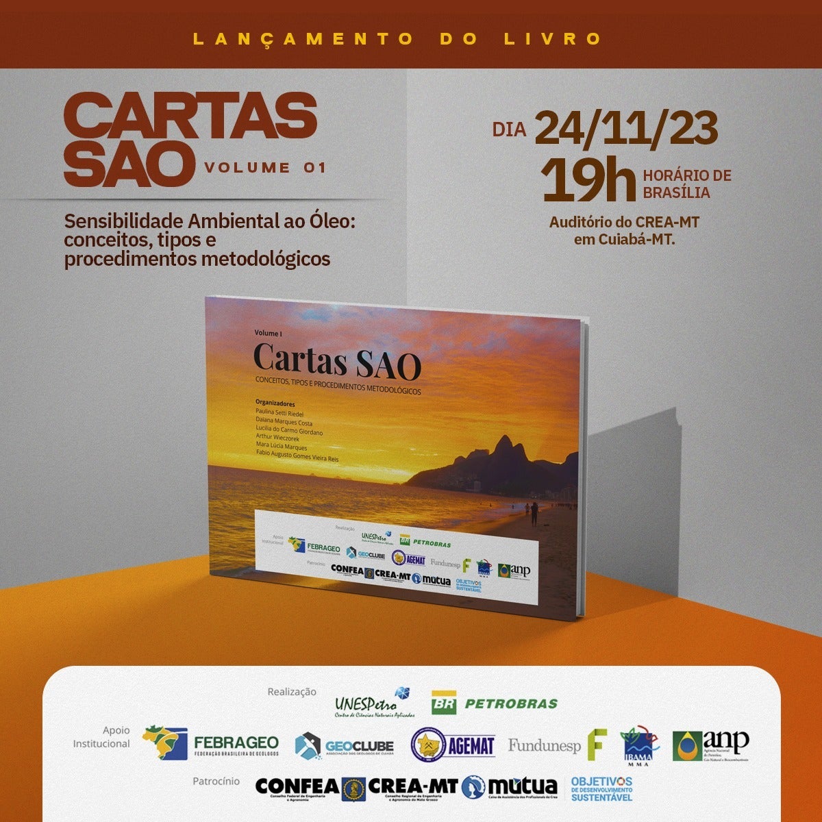 Livro sobre sensibilidade ambiental ao óleo é lançado em parceria com a Petrobrás