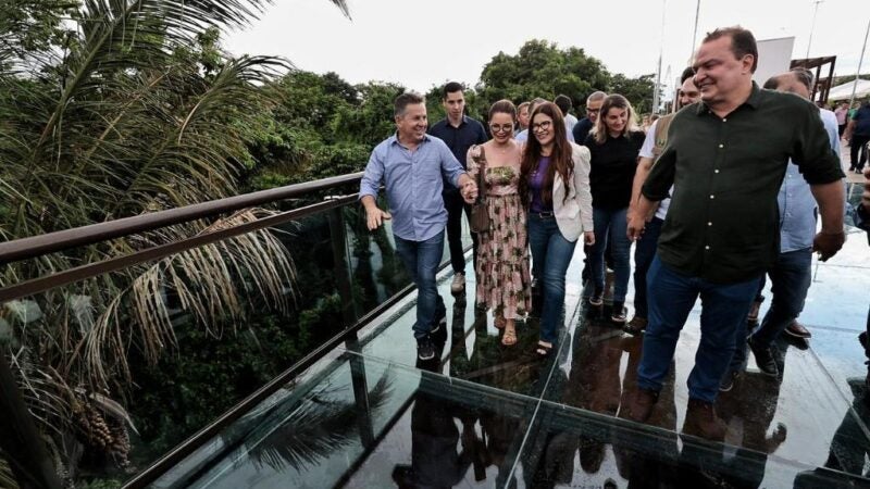 Governador e Virgínia inauguram complexo turístico em MT; “referência para o turismo”, diz prefeita