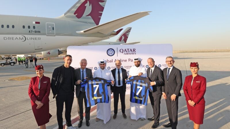 Qatar Airways torna-se parceira aérea global oficial do Inter de Milão