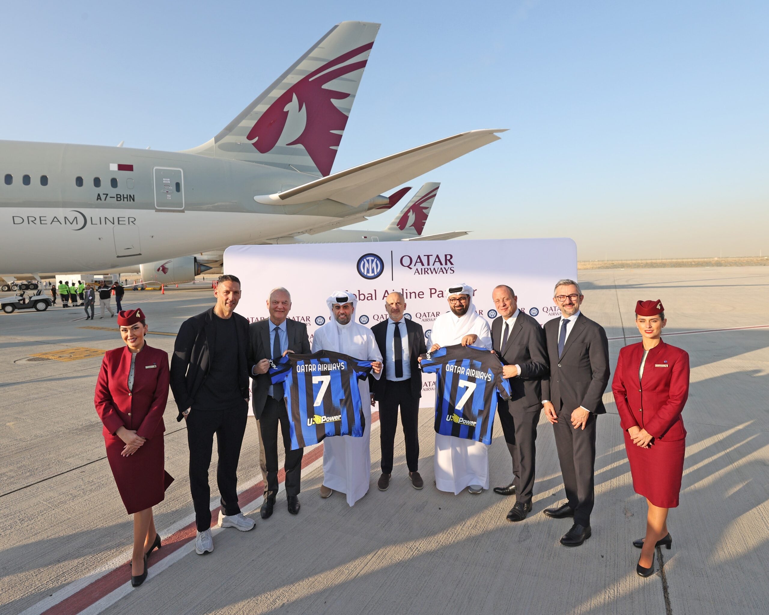 Qatar Airways torna-se parceira aérea global oficial do Inter de Milão