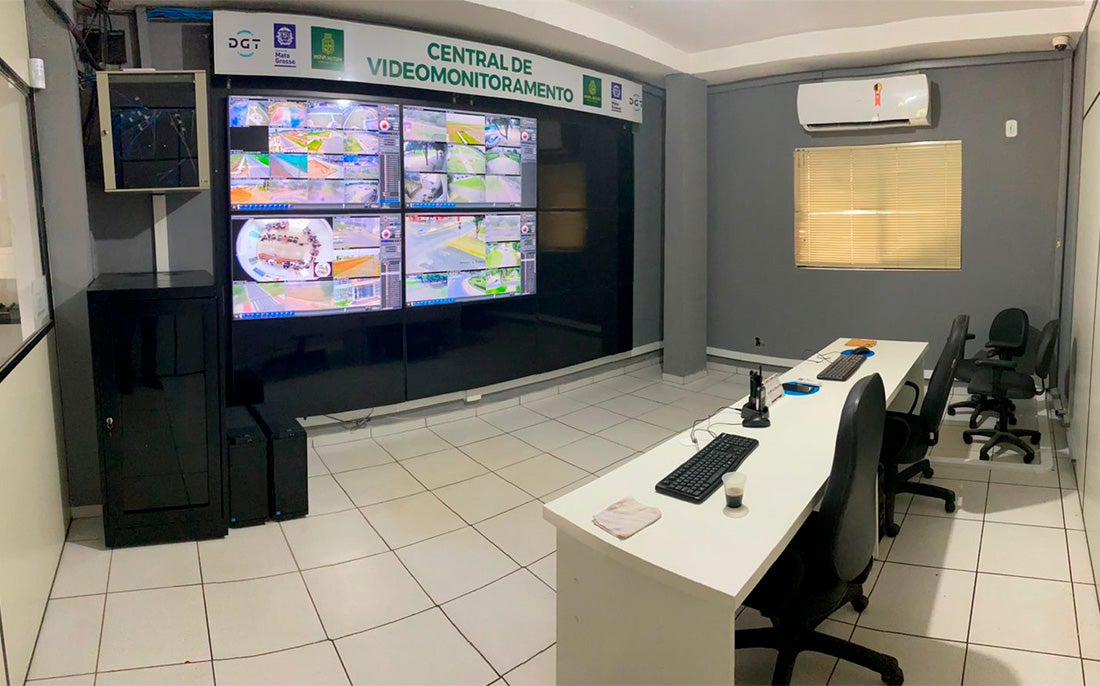 Central com mais de 100 câmeras de segurança em Nova Mutum deve entrar em funcionamento mês que vem