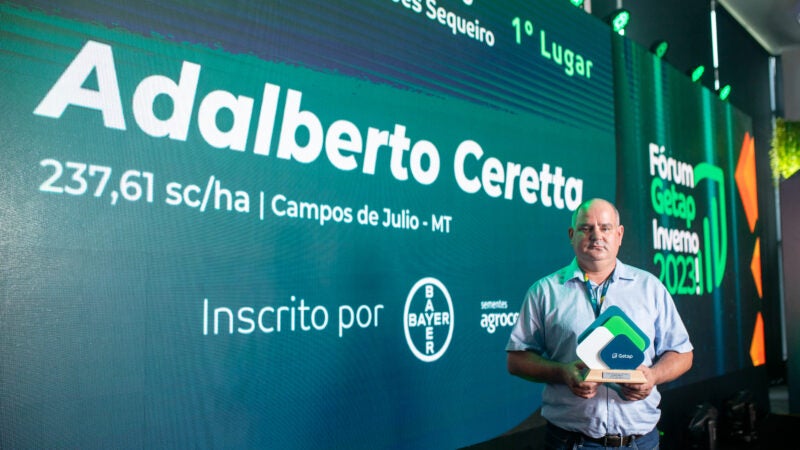 Produtor de Mato Grosso é campeão nacional colhendo 237,6 sc/ha de milho