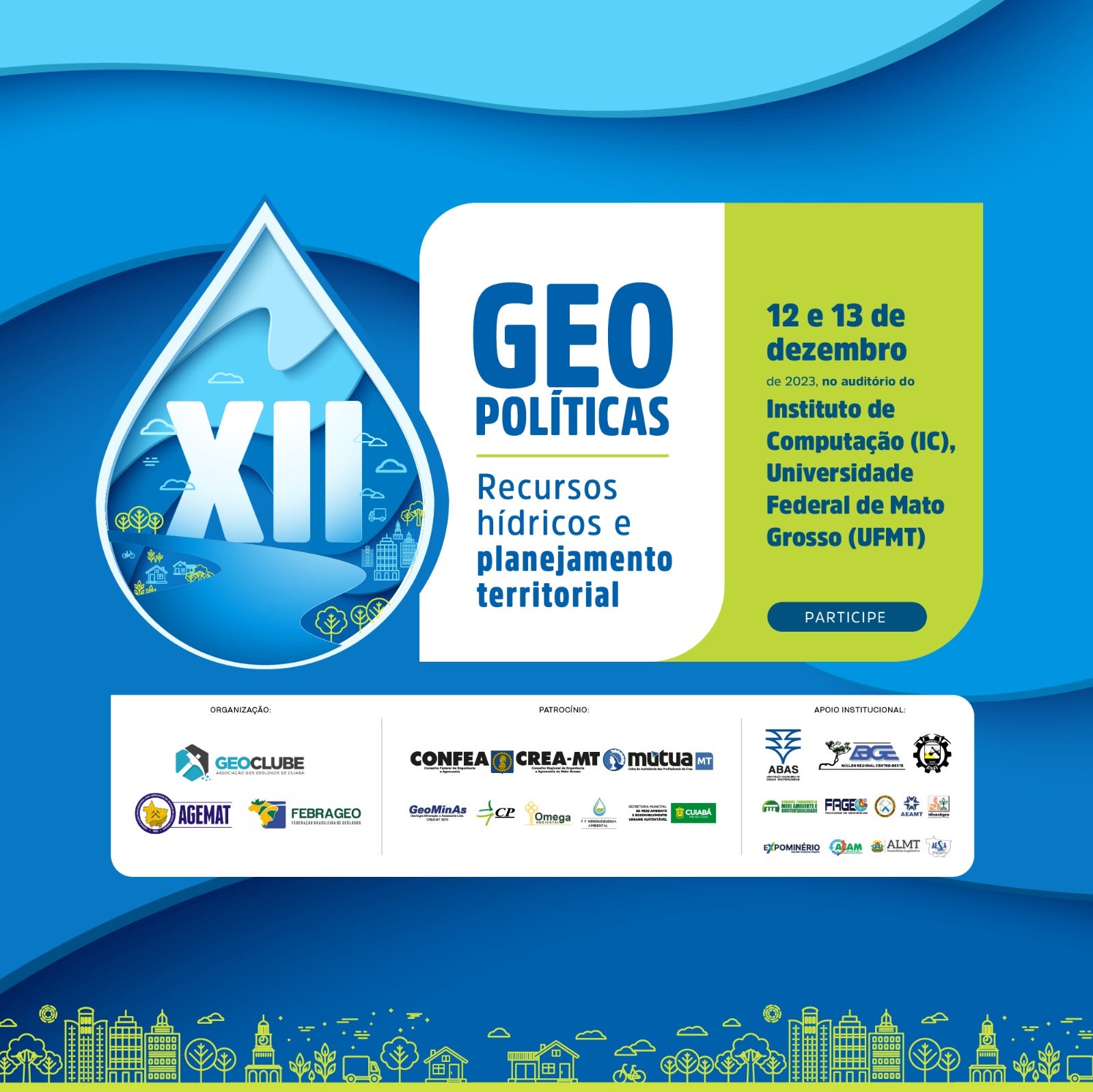 Evento sobre recursos hídricos e planejamento territorial aborda desenvolvimento sustentável em palestras na UFMT