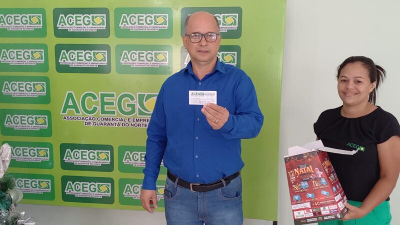 ACEG realizou dois sorteios de mil reais cada