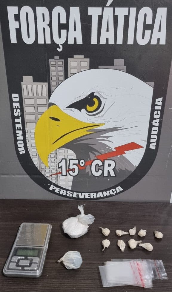 Um menor é apreendido e outro maior preso por tráfico de droga em Guarantã do Norte