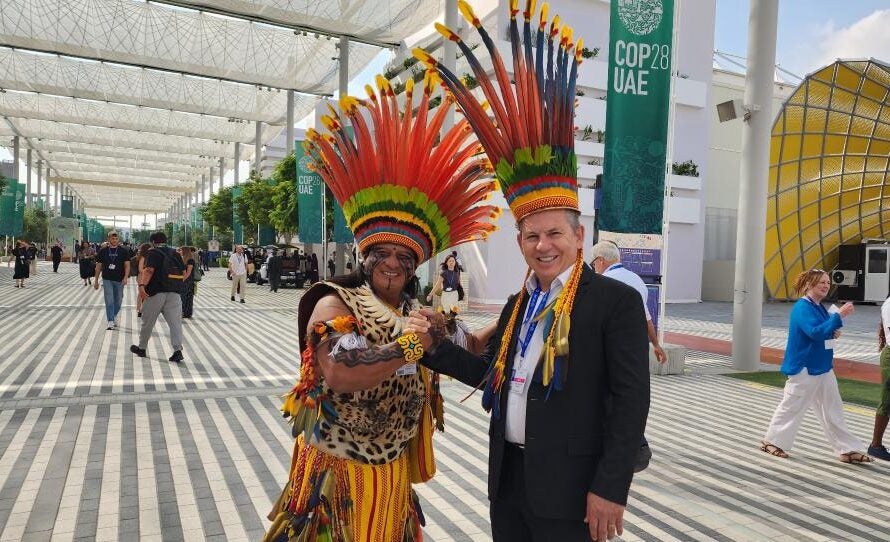 Cacique afirma que governo de MT faz “história ao dar voz aos indígenas na COP”