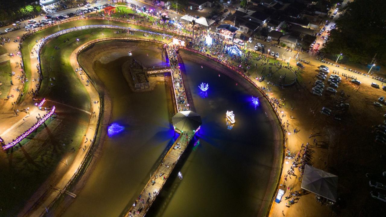 Sorriso: prefeito inaugura parque com lago e confirma previsão para construir conjunto habitacional