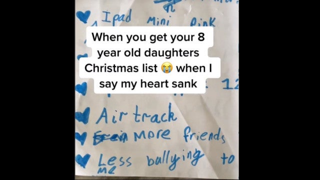 Menina escreve carta ao Papai Noel e pede… que lhe façam menos bullying