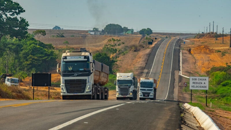 Concessão transformou trecho da BR-163 entre Sinop (MT) e Miritituba (PA)