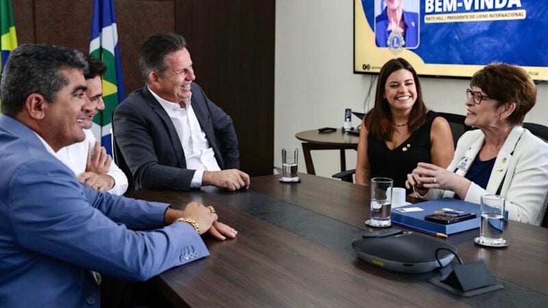 Governador e presidente da Fundação Lions Internacional reforçam parcerias