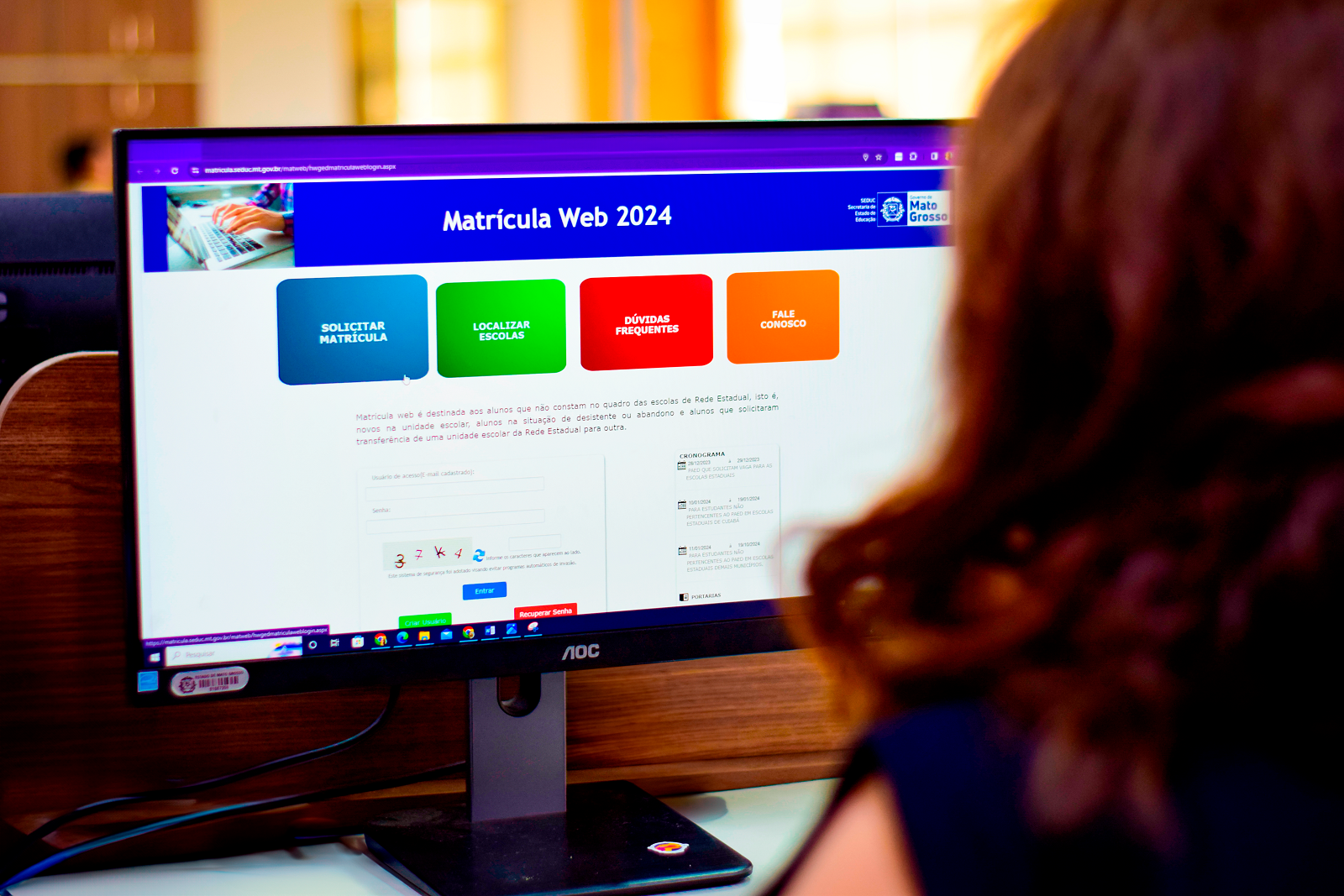 Termina hoje prazo para matrículas online de estudantes da rede estadual em Mato Grosso