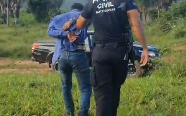 Em Guarantã do Norte policia prendeu homem por estupro de vulnerável cometido no Estado do Paraná