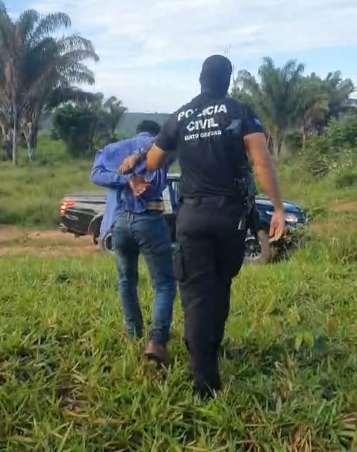 Em Guarantã do Norte policia prendeu homem por estupro de vulnerável cometido no Estado do Paraná