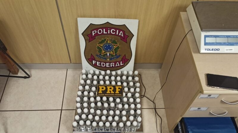 PRF Apreende  100 kg de mercúrio em Pontes e Lacerda