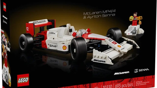 Agora já pode montar o McLaren MP4/4 de Ayrton Senna em casa
