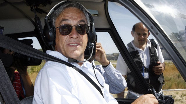 Sebastián Piñera estaria pilotando o helicóptero que caiu