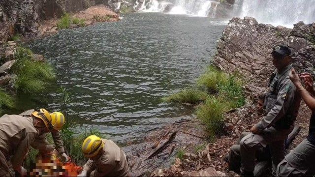 Turista morre afogado após escorregar em cachoeira na Chapada dos Veadeiros