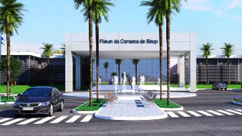 Tribunal lança licitação para construir novo Fórum de Sinop; R$ 57 milhões