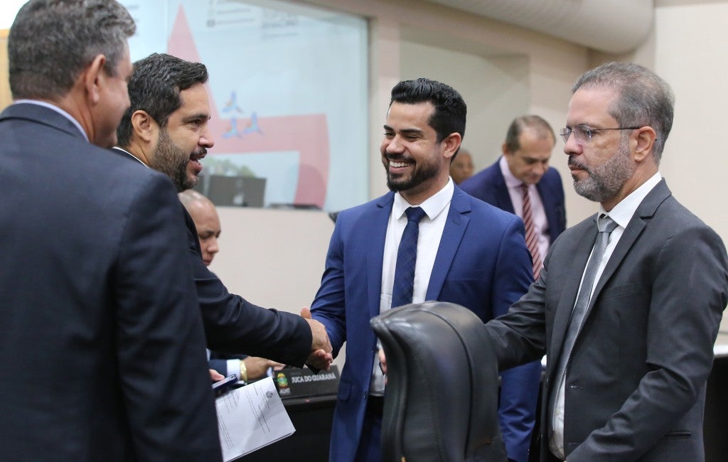 Francis Maris e Claudio Senna assumem cadeiras na ALMT