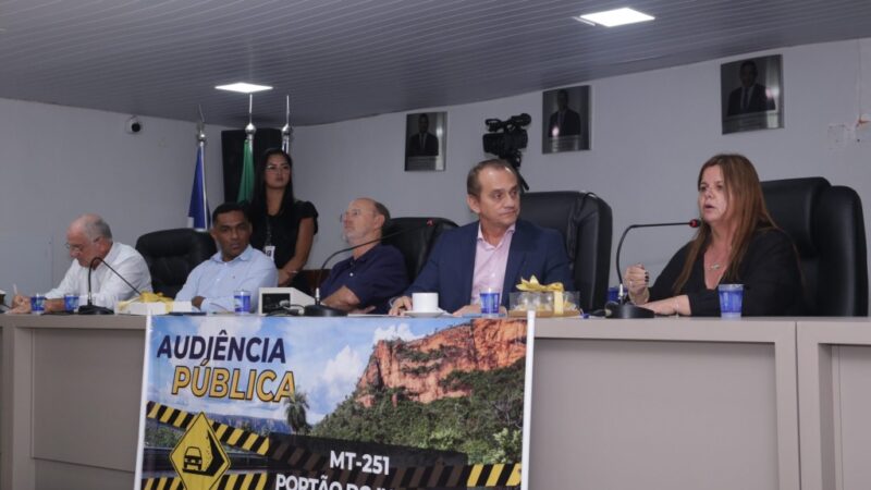 Reivindicações e debate técnico marcam audiência pública para discutir a MT-251