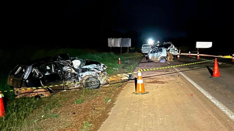 Grave acidente deixa dois mortos na BR-163 entre Santa Helena e terra Nova do Norte