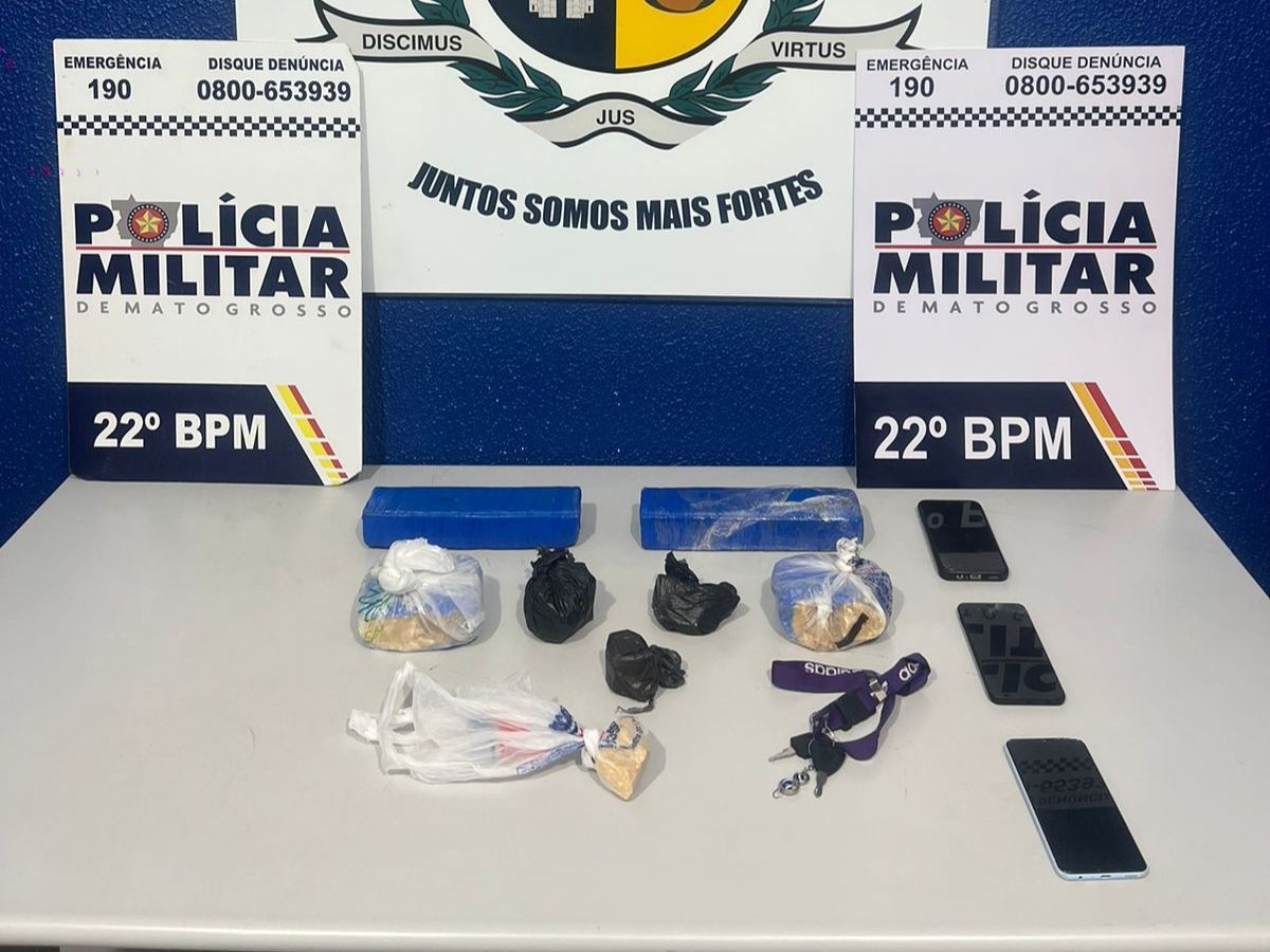 Polícia Militar prende quatro mulheres por tráfico de drogas em Peixoto de Azevedo
