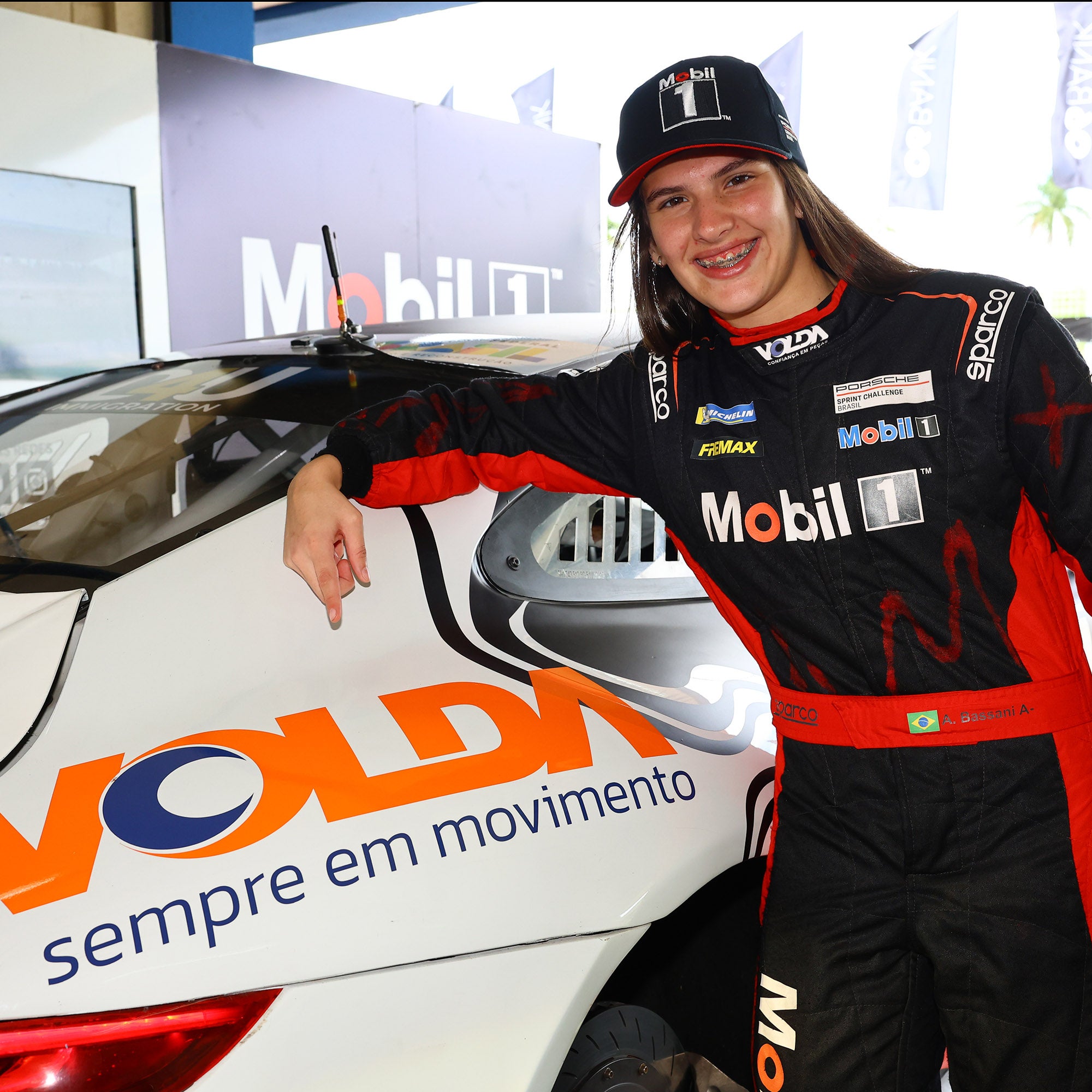 Piloto Antonella Bassani, patrocinada pela Volda, correrá na terceira etapa da Porsche Cup