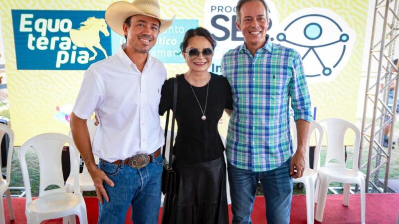 Primeira-dama de MT é madrinha do maior evento equestre do Centro-Oeste parceiro do SER Família Inclusivo