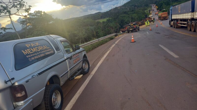 Carreta tomba na Serra do Cachimbo e motorista vem a óbito