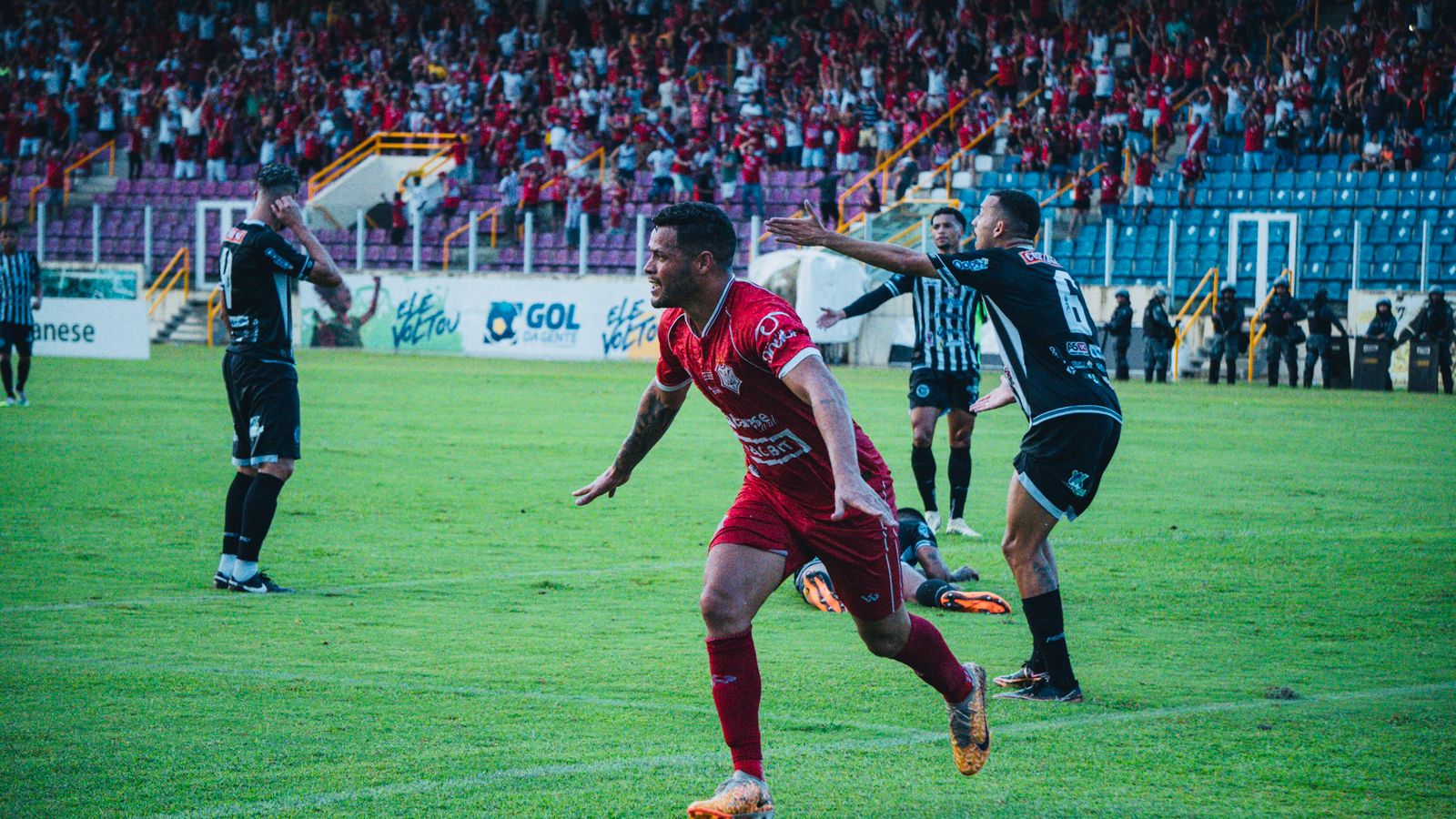 Gilvan celebra gol na estreia pelo Sergipe e prevê ‘jogo duro’ com Jacuipense