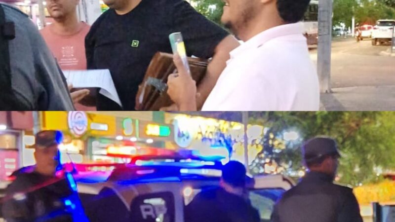 Militantes ligados ao Claudio Ferreira espalham Fake News no comércio e são enquadrados por policiais