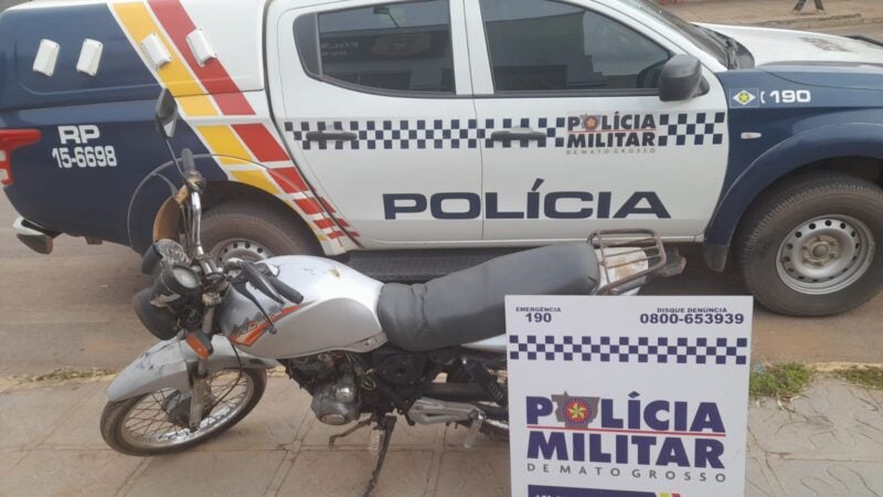 Policia Militar de Guarantã do Norte prendeu dois suspeitos por comercializarem produtos roubados