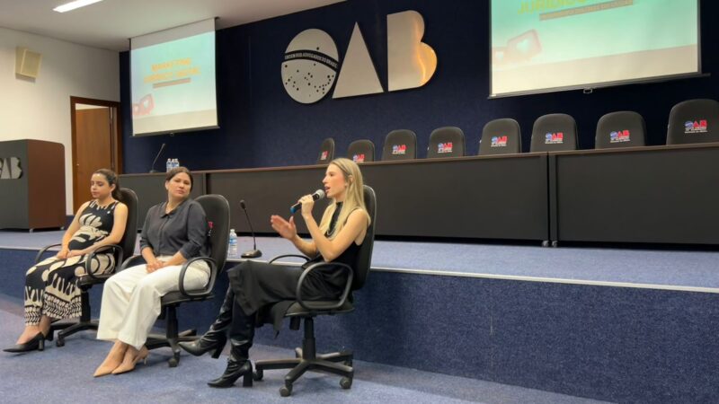 Maria Fernanda Kopacheski realiza palestra sobre marketing jurídico na OAB em Tangará da Serra
