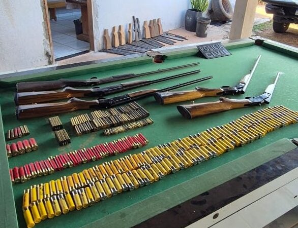 Polícia Civil fecha fábrica clandestina de armas de fogo e prende idoso responsável pelo local