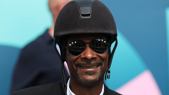 Snoop Dogg rouba a cena em prova de hipismo