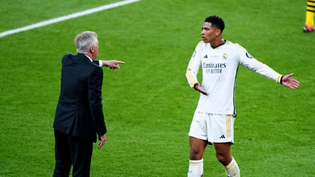 Ancelotti "chateado" com Bellingham: "Não me atendeu, mas o Vinícius sim"