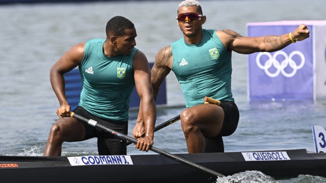 Isaquias Queiroz e Jacky Godmann terminam em último na final do C2 500