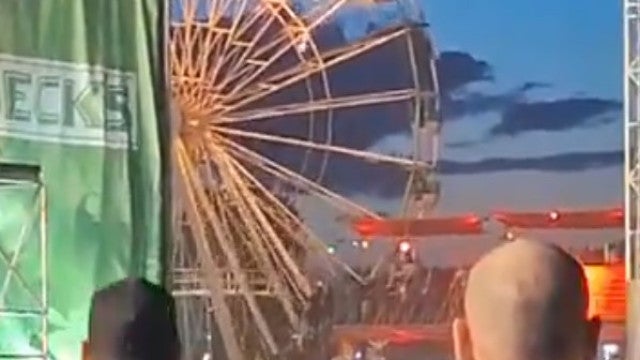 Roda gigante incendeia-se e provoca 30 feridos em festival; vídeo