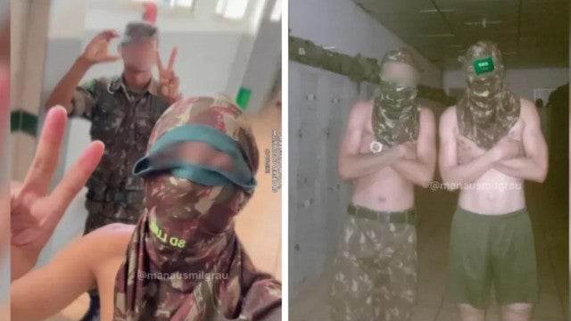 Exército apura imagem em que militares fazem sinal de facção