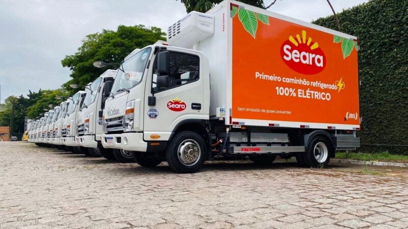 Seara investe R$ 13,5 milhões para ampliar frota de caminhões elétricos