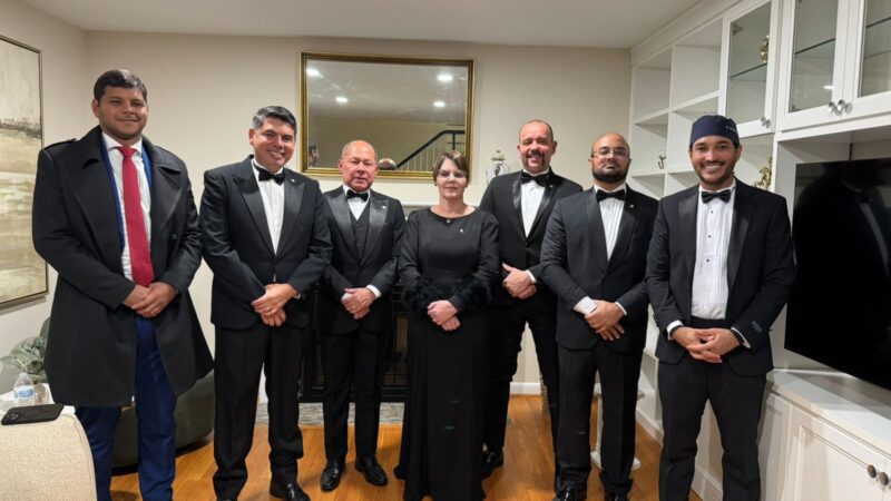 Coronel Fernanda participa de posse de Donald Trump