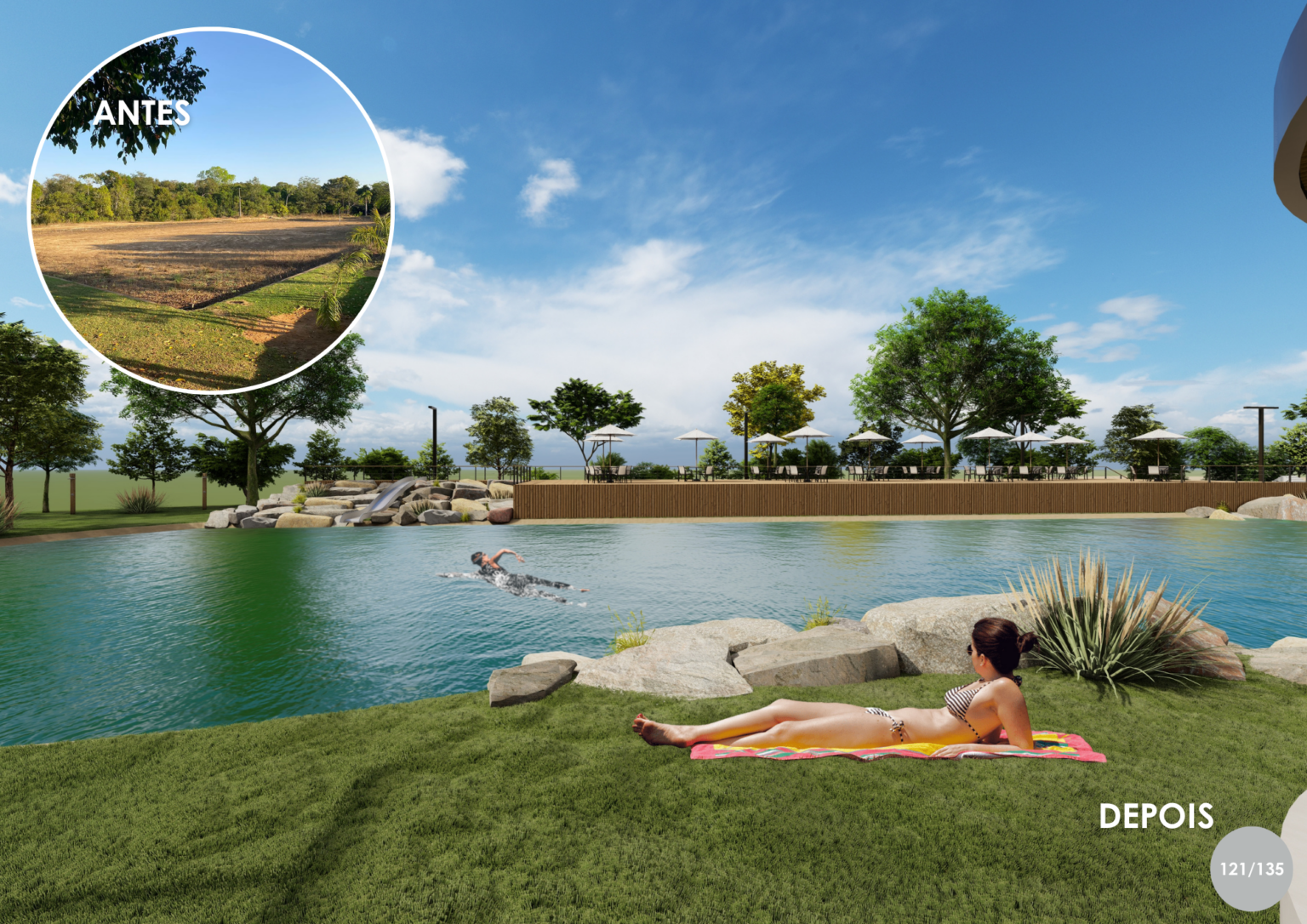 Trabalho de revitalização do Balneário do Matrinxã leva 1° lugar em concurso do CAU/MT