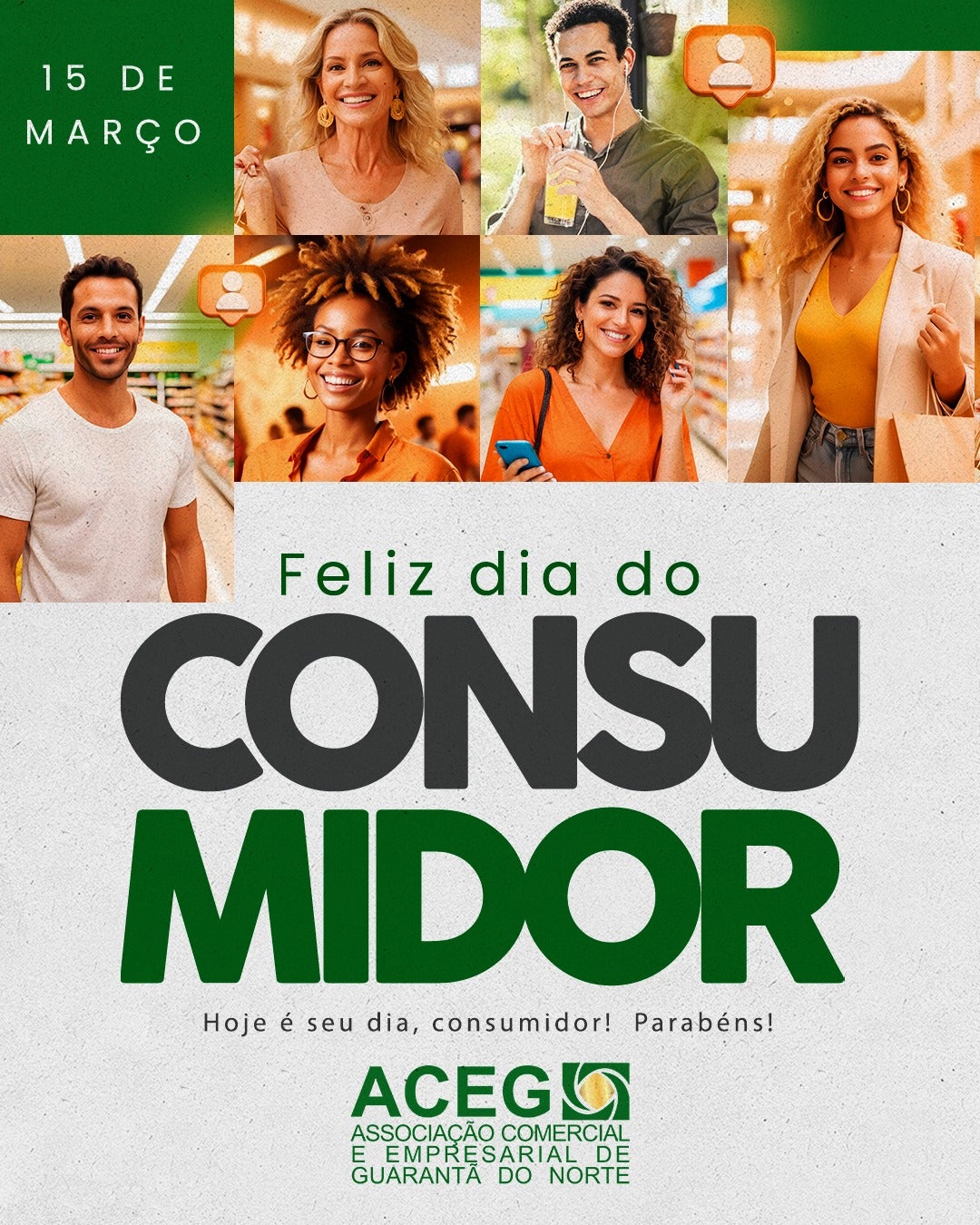15 de março é comemorado o Dia Mundial do Consumidor