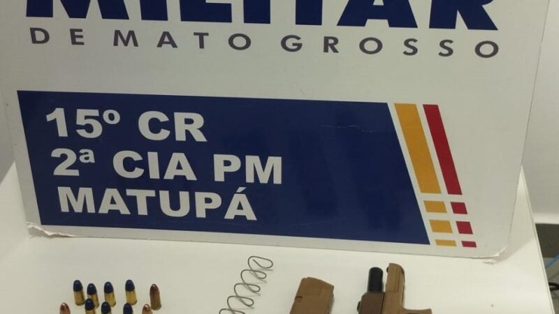 Arma de fogo é encontrada próxima a local de aulas práticas de autoescola em Matupá