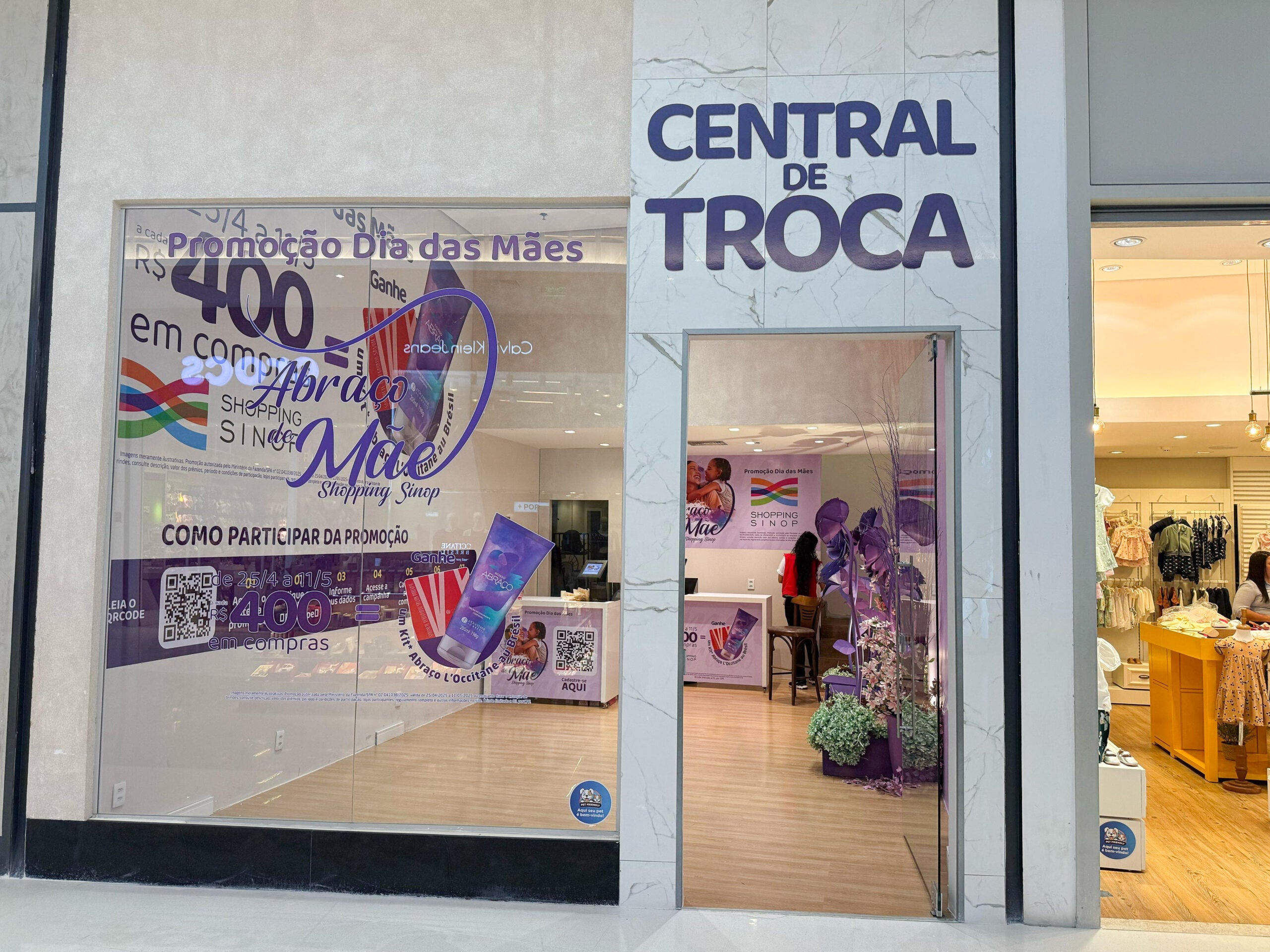 Abraço de mãe: Campanha do Shopping Sinop presenteia clientes com kit de cuidados pessoais