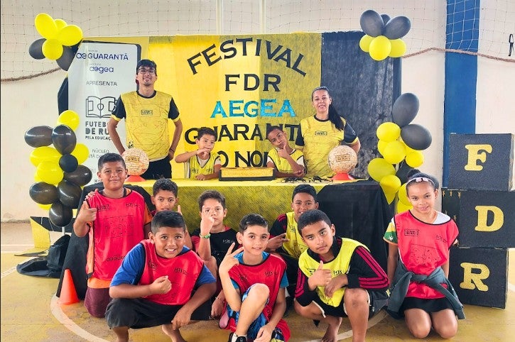 Instituto Futebol de Rua e Águas de Guarantã iniciam as atividades do projeto FdR pela Educação em Guarantã do Norte/MT